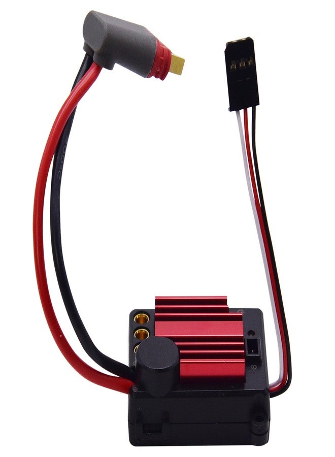 Blomiky E45A E45AZ Brushless ESC Electronic Speed Control with Heatsink Spare Parts Suitable for MJX Hyper Go 1/14 H14BM 14210 14211 1/16 H16BM H16GT H16DR H16R H16PL H16E H16 RC Trucks / E45A ESC - Image 1